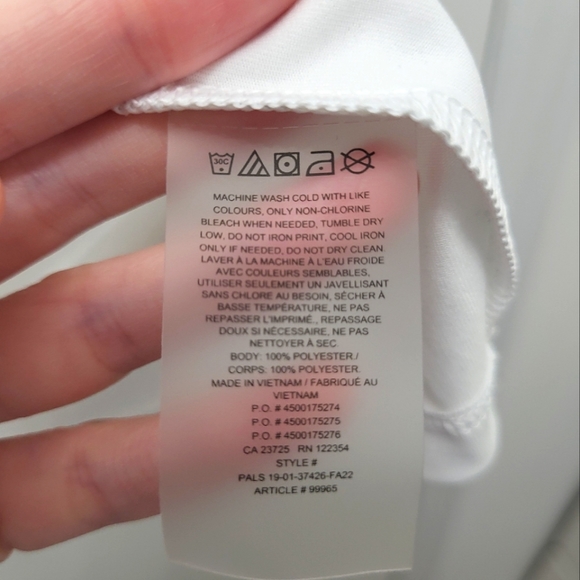 White TnAction (TNA) top - Picture 3 of 3